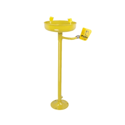 Vertical eyewash station