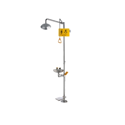 Compound eyewash station