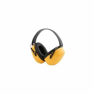 Noise-canceling earmuffs